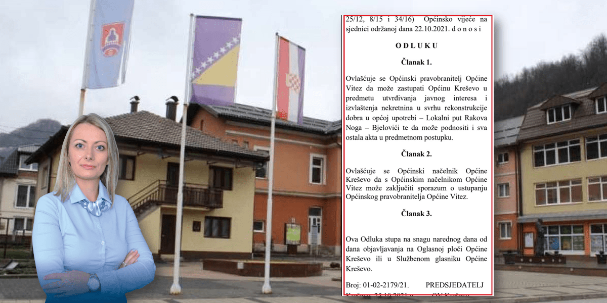 Pročitajte više o članku Tanju Bradaru predsjednicu kluba HDZ BiH u općinskom vijeću Kreševa ne zanima što se odluke u vijeću falcifikuju