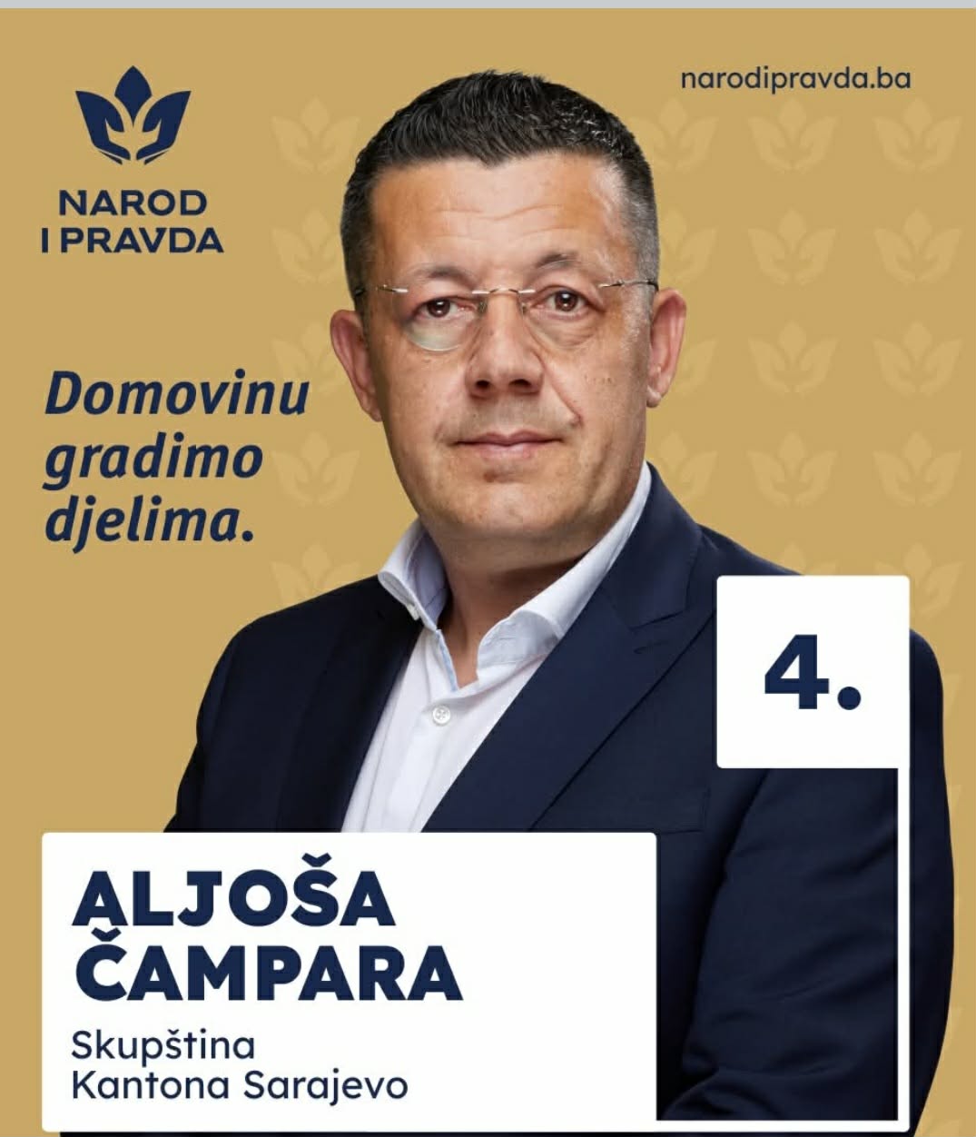 Pročitajte više o članku CINIZAM GODINE U SARAJEVU: Pogledajte plakat Aljoše Čampare koji obećava pravdu, dok službeno bježi od optuženičke klupe!